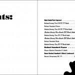 Letters & Ornaments 2007: Bodoni Typeface Calendar – Spread No.4