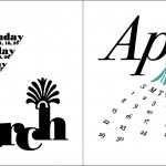 Letters & Ornaments 2007: Bodoni Typeface Calendar – Spread No.6