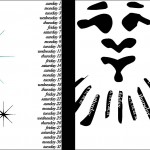 Letters & Ornaments 2007: Bodoni Typeface Calendar – Spread No.8
