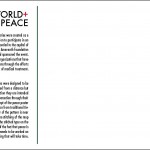 Peace – Promotional Card (Back)