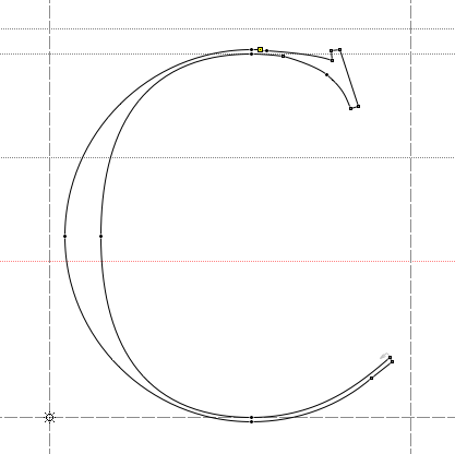 Cyrene – Typeface Design "C"