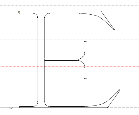 Cyrene – Typeface Design "E"