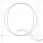 Cyrene – Typeface Design "Q"